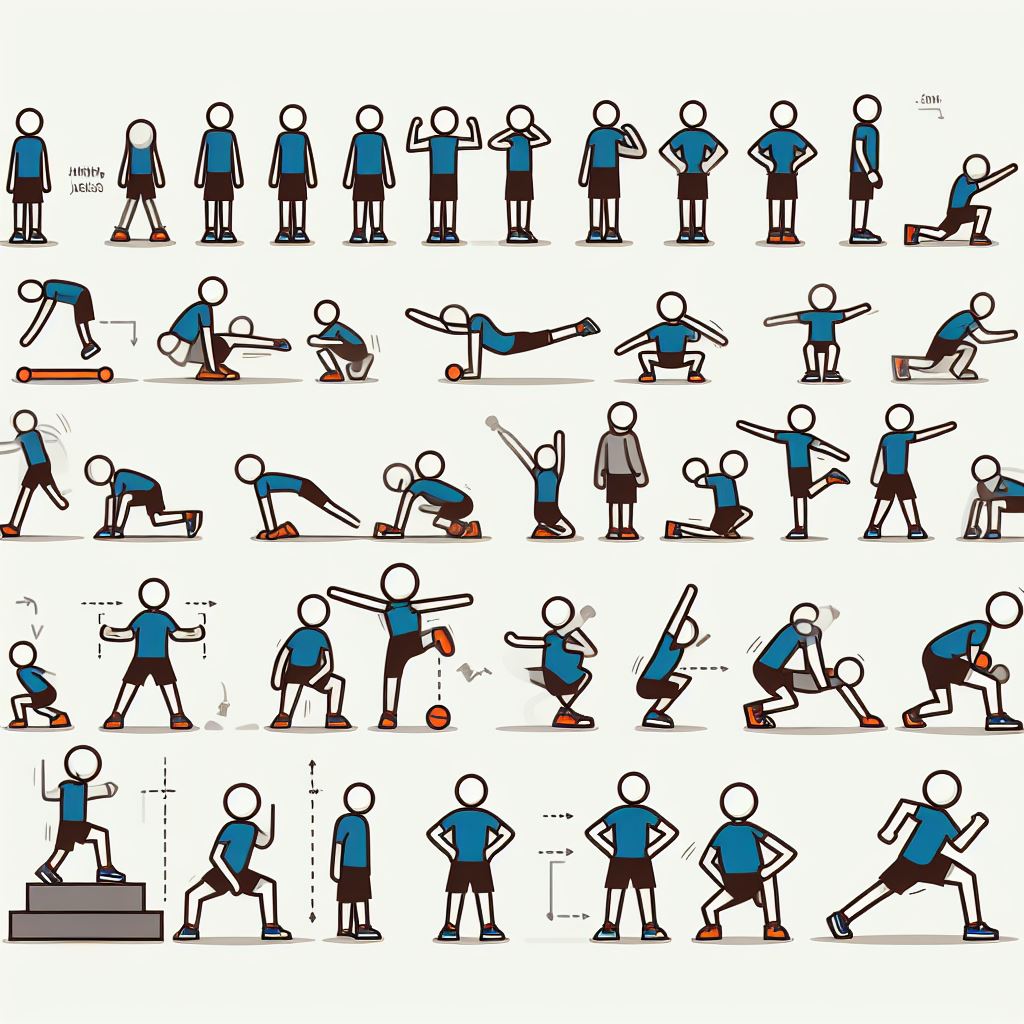 AI generated image of Fitness for beginners