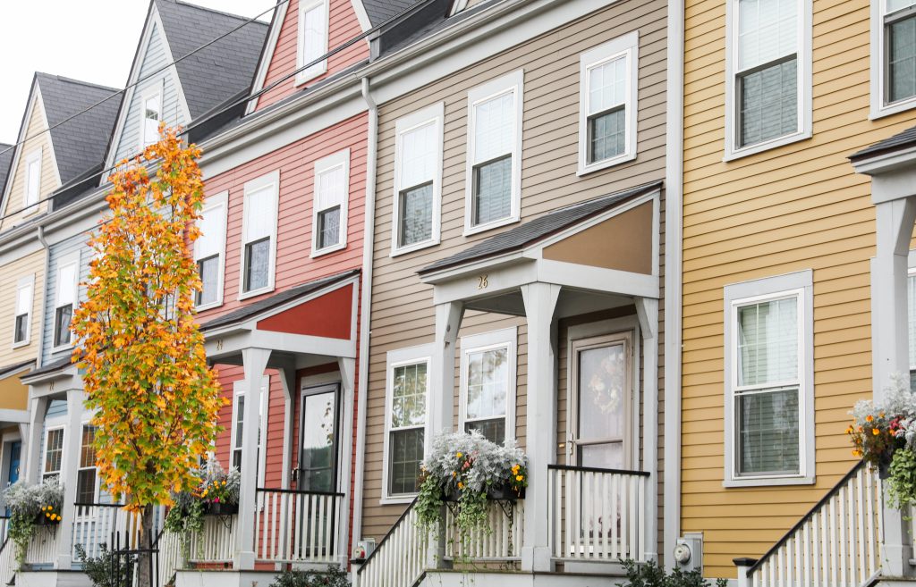 suburban homes, symbolizing the American dream of homeownership. Mortgage rates and interest shape the path to these idyllic residences